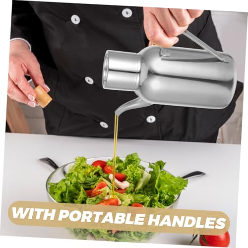 Bouteille distributeur huile inoxydable de table chic et durable