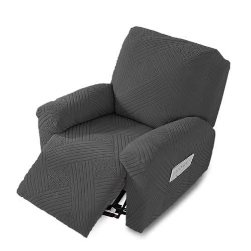 NORTHERN BROTHERS Oversized Recliner Cover, Stretch Recliner Covers That Stay in Place, Washable Lazy Boy Recliner Chair Covers, Furniture Protector Recliner Slipcovers, XL Large, Dark Grey