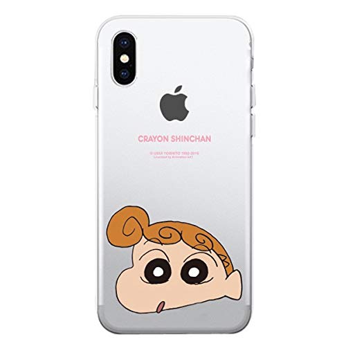 iPhoneXS Max p N񂿂 NA P[X y{甭z CrayonShinchan Point S1 Clear Case ACtH XS }bNX Ή TPU [[ LN^[ Jo[ Type2 Ђ܂