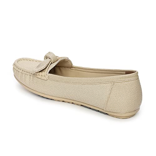 Image of Marc Loire Women Soft Comfortable Anti Slip Flats Loafers for Casual & Office Wear