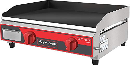 CBG600 PRO Chapa Bifeteira Gás Profissional Metalcubas 60 cm