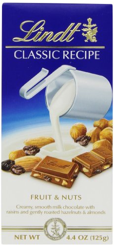 Lindt Classic recipe raisin&nuts Milk chocolate,10000045 (037466042701)