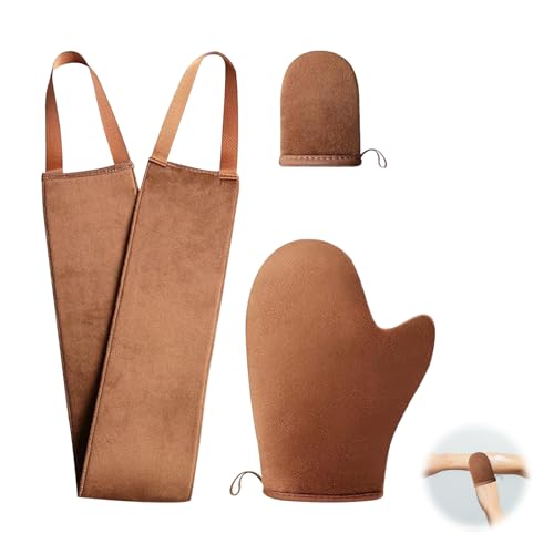 Guante Autobronceador Confezione da 3, Aplicadores de Bronceado Automático Autobronceadores Guante de Los Mitones Guantes de Bronceado Reutilizables Guantes Para Aplicar Autobronceador