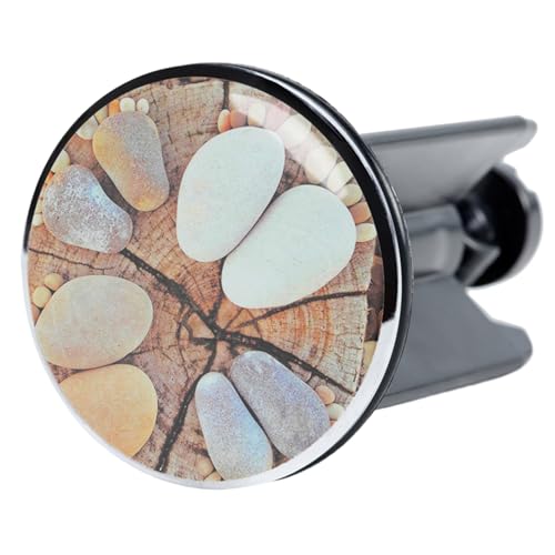 Sanilo Waschbeckenstöpsel Füße, schöner Stöpsel für das Waschbecken, universal mit Motiv