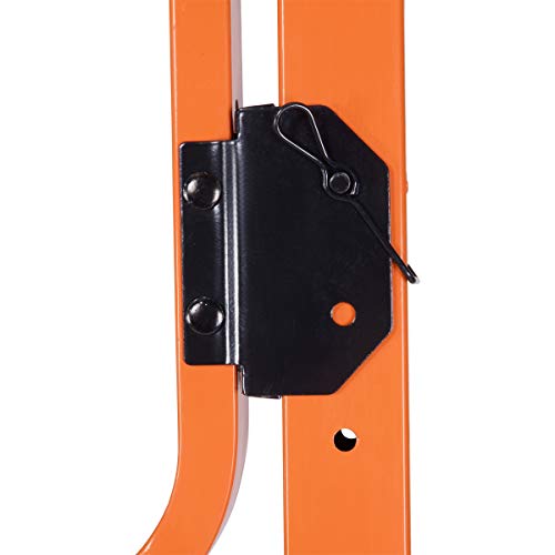 Kayak Storage Rack – Two 73.25-in Freestanding Kayak Stands with Dual Arms and Adjustable