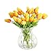 XHSP 30 pcs Real-touch Artificial Tulip Flowers Home Wedding Party Decor