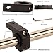 House Tuning 1 inch Bar Clamp-Pack 4 Roof Rack Bar Mounts Tube Clamps Horizontal Bar Clamp Mounting Bracket for Motorcycle ATV Utv Boat Trucks (1