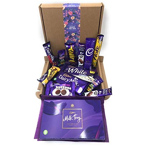 Women's Cadbury Chocolate Gift Box by Inside the Box Gifts (Purple Floral) Cover