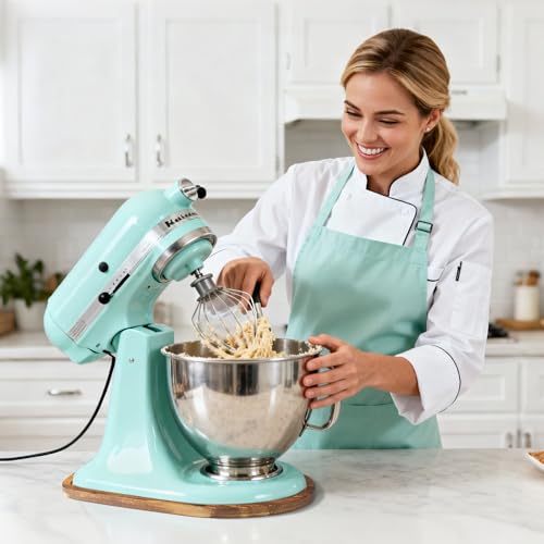 ENVTEK Pine Wood Mixer Slider Mat, for KitchenAid 4.5‑5 Qt Tilt-Head Mixer - image 6