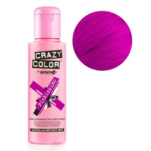 Renbow Crazy Color, Coloración Semipermanente (color Pinkissimo, nº 42)
