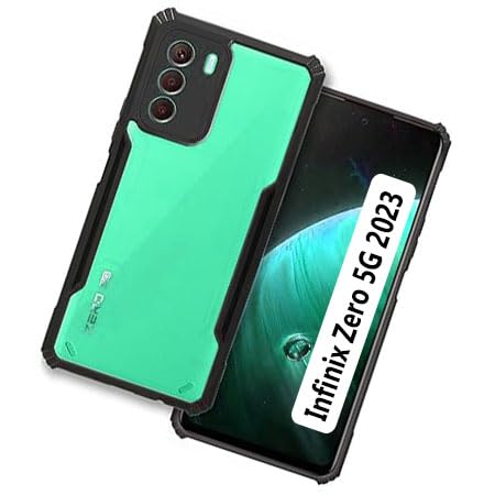 COBERTA Back Cover for Infinix Zero 5G 2023 Back Cover Case - Black Transparent (B0CJBQ3K13) Amazon Price History, Amazon Price Tracker