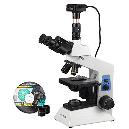 Image of AmScope 40X-2000X Biological Research Microscope with 18MP USB3.0 Camera