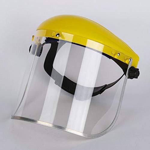 #N/a Anti Fog Full Face Shield Head-mounted Segurança Anti-respingo Óculos Claros Viseira Soldagem M