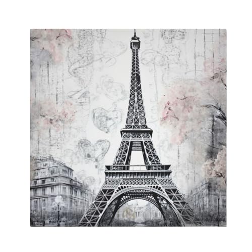 Servilletas de Tela Cuadradas Paris Tower Pack 6 miniatura 1