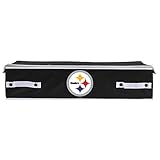 Franklin Sports NFL Pittsburgh Steelers Under The Bed Storage Bins - Large, 26 x 18 x 6 - Inch