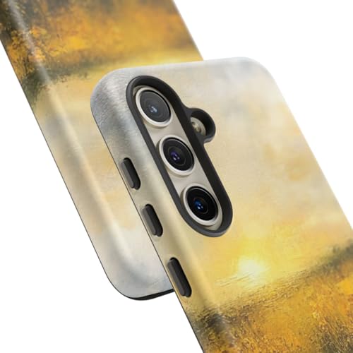 Coque Galaxy S24 rigide mate jaune pour éviter rayures et traces