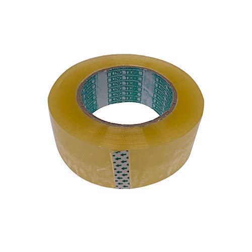 WedDecor 48mm X 160m General Purpose Clear Transparent Office Utility Tape Roll, Strong, Secure and Sticky Seal for Large Cartoon Boxes Packing, 8pcs
