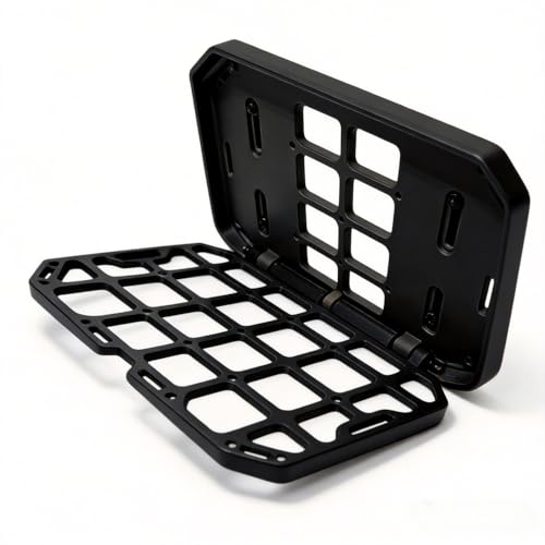 Mesa Plegable Magnética XICAOMP, Rack Lateral Overland, Mesa Portátil para Camping con Posiciones de Bloqueo Arriba/Abajo, Estación de Trabajo para Café y Porta Bebidas (Negro) miniatura 4