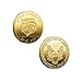 TYMLINYU Donald Trump Jan 20, 2025 Gold Plated Challenge Coin 47th President Make America Great Again Seal Limited Edition Collectible Inaugural Commemorative Coin, for Trump Supporters