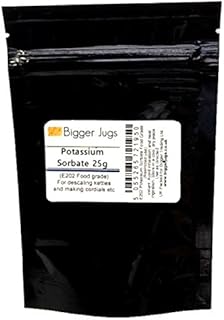 Bigger Jugs Fermentation Stopper (Potassium Sorbate) 25g Finest Food Grade Wine Stabiliser in Heavy Duty Resealable Pouch with Tamper Proof Seal for use with Home Brew Beers & Wines