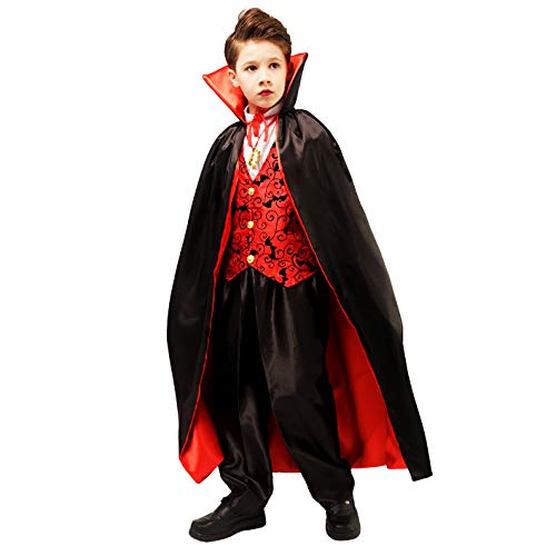 Disfraz de Vampiro Gótico Clásico para Niños miniatura 4