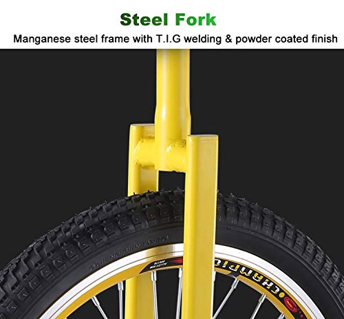 Amazon | 一輪車 一輪車 キッズ大人初心者向け 16/18/20インチホイール