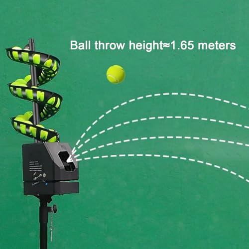 Macchina automatica per servire palline da tennis, capacità di 33 palline, telecomando per pratica e allenamento professionale