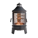 ASJMR Metal Outdoor Fire Pit for Outside...