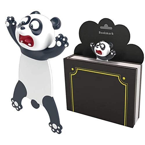 Lesezeichen Kinder, Lustiges 3D Cartoon Tier Lesezeichen mit kreativem Geschenk des flachen Körpers für Kinder und Mädchen Cover