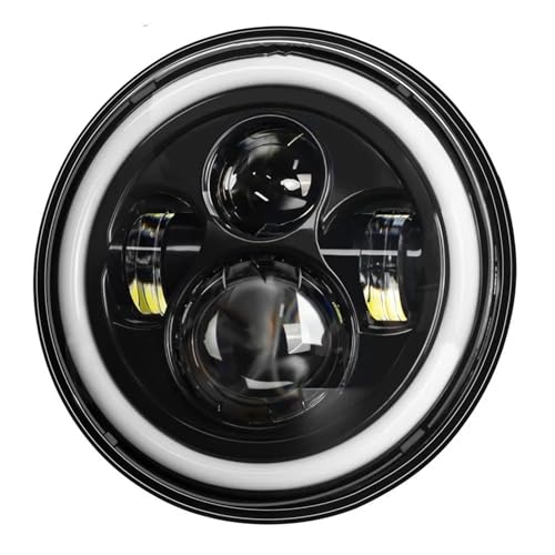 Phare universel LED 7 pouces H4 pour Road King Classic 2007-2013