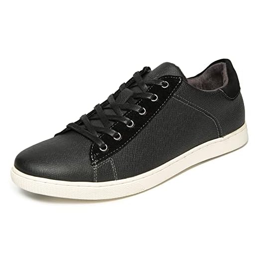 Arkbird Tênis masculino moderno clássico casual sapato social elegante cadarço Oxford sapatos para homens, Preto, 38