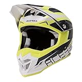 casco acerbis profile Color: Multicolor Acerbis 0022821.455.062 Profile 4-Casco de Motocross, Amarillo/Blanco, Talla S (55/56), Unisex-Adult, L