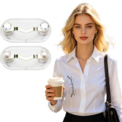 Image of 3Pcs Specs Holder with Magnetic Badges, Eyeglass Holder and Sunglasses Organizer for Office and Travel Use