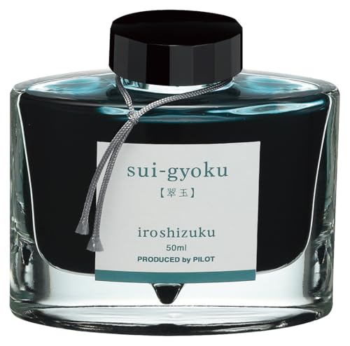 Pilot Iroshizuku 1.7 fl oz (50 ml) Fountain Pen Ink Bottle - Water Jade Dye-based Ink