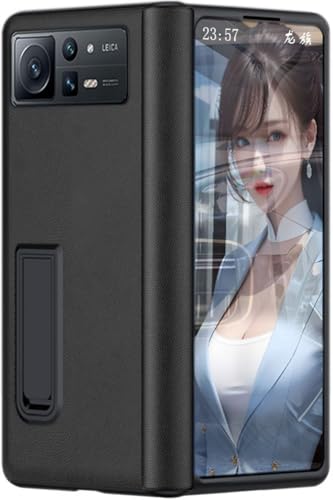 Custodia per Xiaomi Mix Fold 2 5G per Cellulare Cover per con Placcatura Sottovuoto Mix Fold2 -Nero