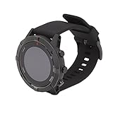 Reloj para Correr con GPS, Pronóstico del Tiempo, Reloj Inteligente con GPS, Registro Deportivo, Monitor de Ritmo Cardíaco, Pantalla LCD, Carga USB para Buceo