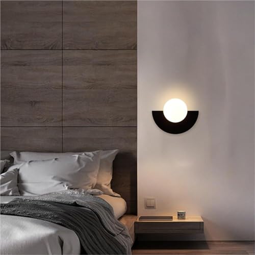 Applique murale géométrique en verre pour ambiance cosy de chambre
