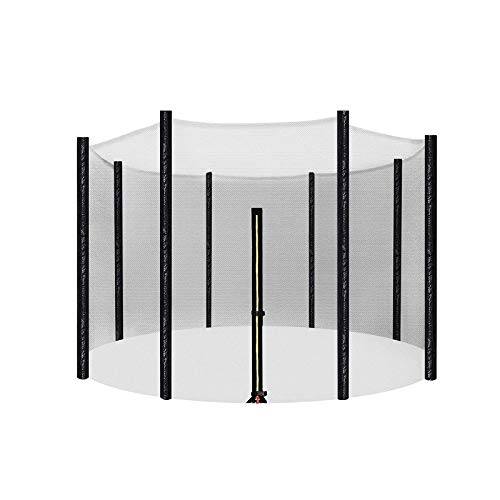 Filet de trampoline de rechange 488cm haute densité avec zip de sécurité