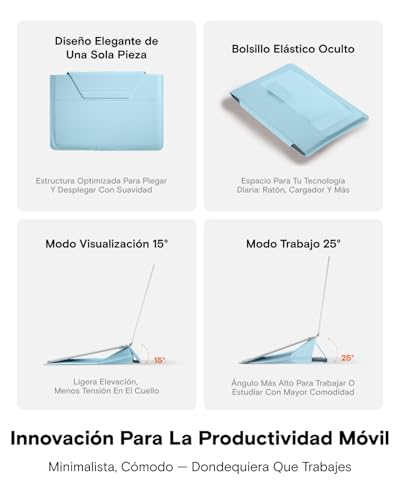 Soporte para Portátil 16 Pulgadas MOFT con Almacenamiento Ampliable 4