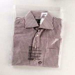 T-Shirt 12" x 16" Clear Garment Bags 50 Pack