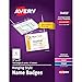Avery Name Badges with Lanyards, Print or Write, 3" x 4",  Badge Holders & Lanyards, 200 Inserts (74459) - 44459