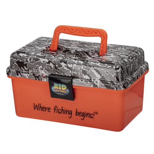 Kid Casters PAW Patrol Tackle Box for Kids - Teal/Pink