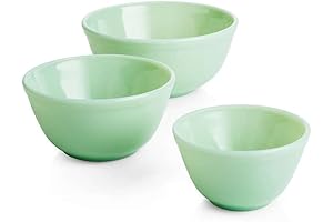 Exquisite Mosser Glass Mixing Bowl Trio: A Culinary Chef's Masterpiece