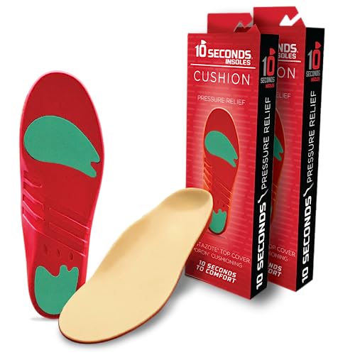 Top 10 Best Shoes to Wear After Hip Replacement Reviews 12 10 Seconds Pressure Relief 3020 – Ultra Cushioned - Medium Arch Support - Medium Arch Height, Trim to Fit, Molds to Foot Plastazote Memory Foam Topper (M 11, W 13) 2-Pack