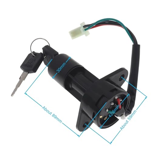 Cerradura de interruptor de encendido Suzuki GS125 con cable de bobina para motocicleta 2
