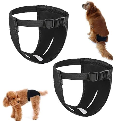 HYMAIPROSPERITY Dog Sanitary Pants - 2Pcs Protective Mesh