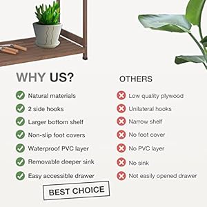 Pottingbenchpottingtablepottingbenchesforoutside44inchfirwoodgardenpottingstationgardentablepvclayerstorageshelfsinkdrawerhooks Urban Country Home Decor Potting bench potting table potting benches for outside 44 inch fir wood garden potting station garden table pvc layer storage shelf sink drawer hooks urban country home decor