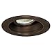 Nora Lighting NL-3312BW Specular Black Reflector With White Ring