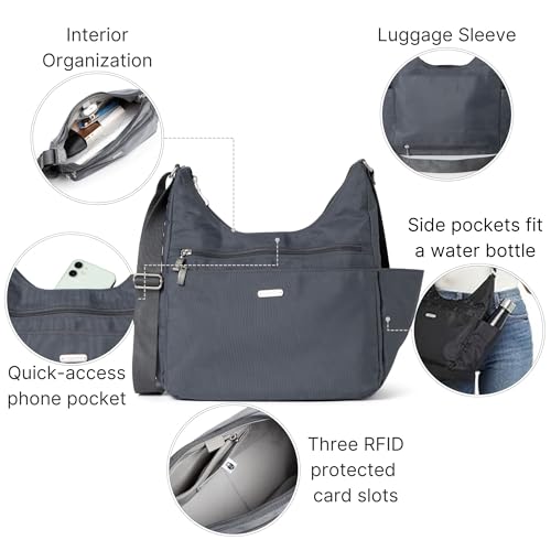 Image of Baggallini Essential Hobo Crossbody