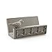 Desk Business Card Holder Stand Bird Design (Grey)